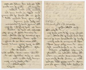 June 2, 1862 letter written by Dwight Armstrong