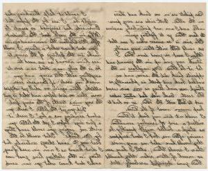 Letter from Dwight Armstrong to his sister Mary