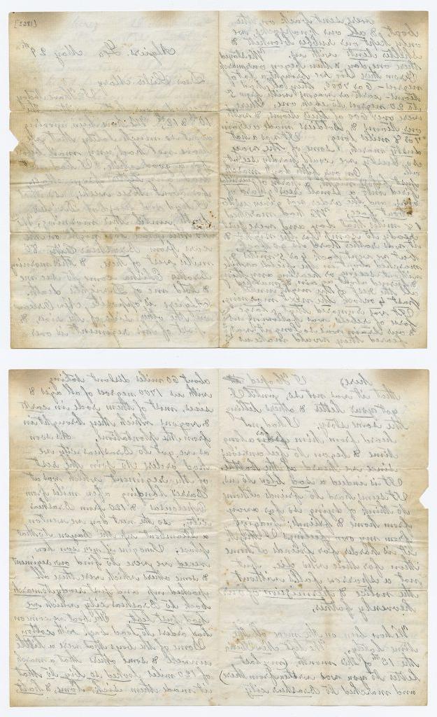 29 May 1863 letter from Joel Mason Armstrong